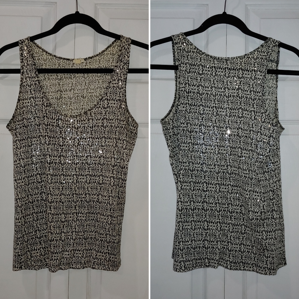 J. CREW Sequin Tank Top